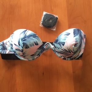 Victoria Secret Pink swim bandeau too large pink